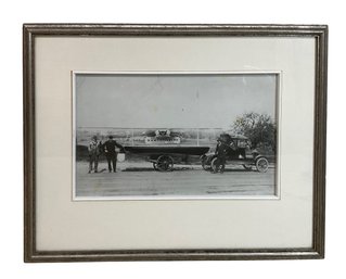 Vintage Framed Photograph Of Gloucester Sailboat N W Montgomery Montycats