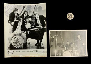 Rare Garage Rock Memorabilia Teddy And The Pandas Beverly MA Band 1960s Rock And Roll