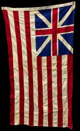 Vintage Grand Union Flag First Flag Of The United States Of America Cotton Bunting