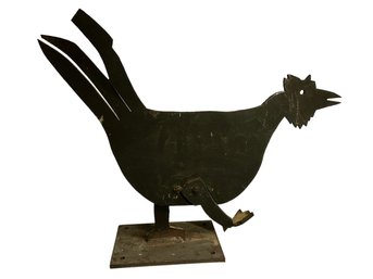 Primitive Cast Iron Or Steel Boot Jack Boot Scraper Rooster