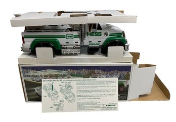 2011 Hess Toy Truck And Race Car Set In Box