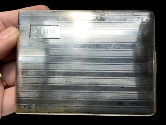 Vintage Sterling Silver Cigarette Case