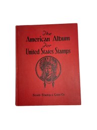 1935 Edition Scotts American Album For US Postage Stamps Some 1850s And 60s Washington Airmail Etc