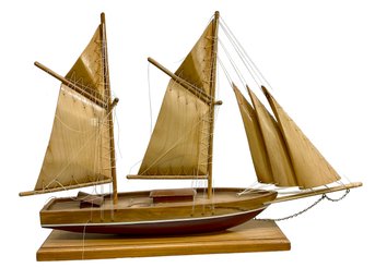 Decorative Vintage Wooden Ship