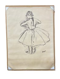 Vintage Museum Poster Of Degas Ballerina Stedelijk Amsterdam