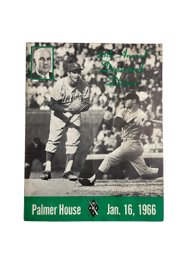 Rare Palmer House Stars Chicago Baseball 26th Annual Diamond Dinner Program 1966 Mickey Mantle Sandy Koufax