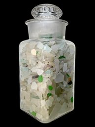 Big Jar Full Of Sea Glass Over 10 Pounds