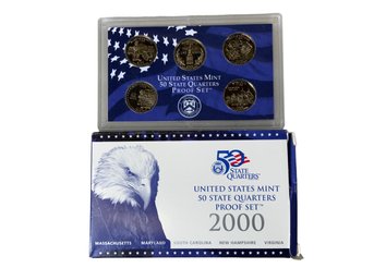 United States Mint 50 State Quarters Proof Set 2000