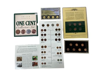 Antique And Vintage Penny Coin Collection 2009 Lincoln Wheat Gold Plated One Cent Collector Set 1982 Set