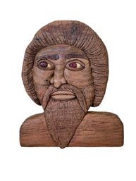 Carved Folk Art Man