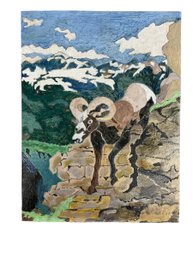 Hugh O Donnell Outsider Art Painting Mountain Goat