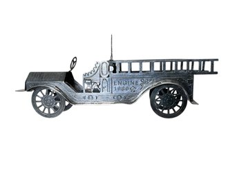 1980 Gorham Silver Plate Fire Truck Ornament