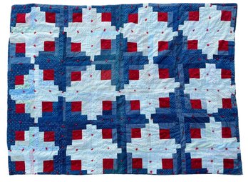 Vintage Circa 1940s Patchwork Quilt