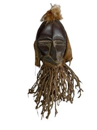 Vintage African Dan Mask Ivory Coast Africa Carved Wood