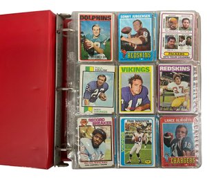 Folder Filled With 503 Vintage 1970s Topps Football Cards