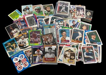 Misc Lot Of Baseball  Football And Hockey 50 Plus Cards Checklists Cam Neely Jose Canseco Michael Jordan Etc