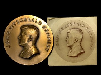 1962 John F. Kennedy Inaugural Bronze Medallion Medallic Art Co