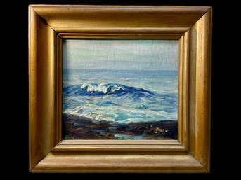Parker Perkins Oil Painting On Board Seascape