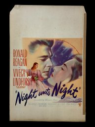 Vintage Movie Poster Reagan And Lindfors Night Unto Night