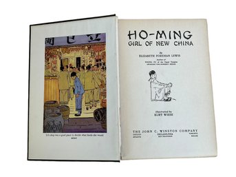 1934  Childrens Book Ho Ming Girl Of New China By Elizabeth Foreman Lewis Illustrated By Kurt Wiese