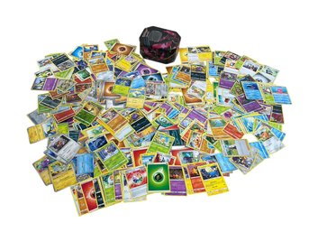 320 Plus Vintage Pokemon Trading Cards In Tin Pokemon Box English Language