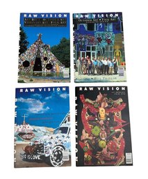 Outsider Art Magazine Raw Vision Full Year 1996 Four Issues 14 15 16 17 Bill Traylor Art Brut