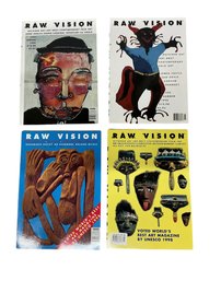 Raw Vision Outsider Art Magazine Full Year For 1998 Issues 22 23 24 And 25 Roger Cardinal James Castle