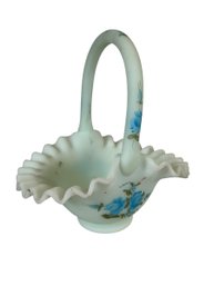 Vintage Fenton Art Glass Basket