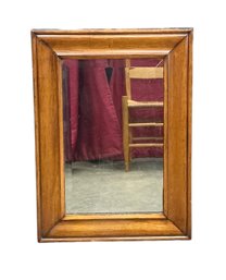 Large Antique Country House Style Wooden Frame Mirror