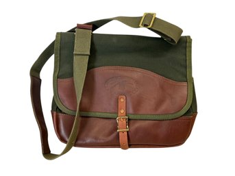 Orvis Leather And Canvas Messenger Bag