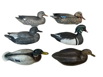 Vintage Plastic Working Duck Decoys Mallard Wood Duck Etc