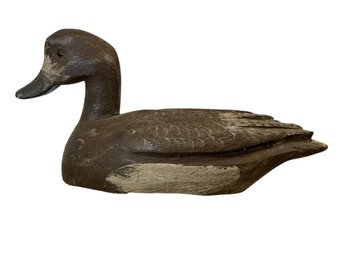 Vintage Carved Wood Working Duck Decoy