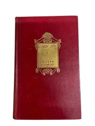 Antique 1923 Leather-bound Edition Of Lord Jim By Joseph Conrad