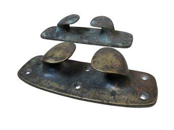 Matched Set  Of Antique Bronze Or Brass Boat Cleats