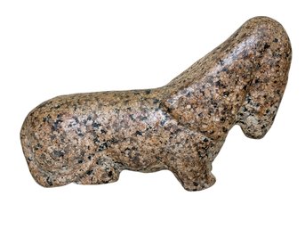 Granite Dachshund Sculpture Artisan Made