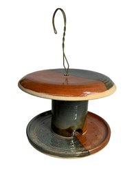 Three Piece Porcelain Bird Feeder