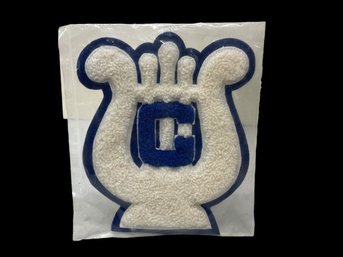 1960s Large Band Letterman Jacket Patch