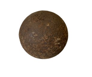 Antique Iron Cannonball