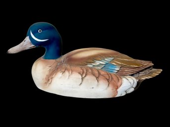 Hand Painted Blue Winged Teal Sadek Porcelain Duck