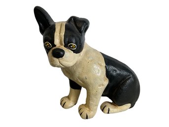 Cast Iron Boston Terrier Doorstop