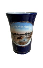 Small Antique Souvenir Porcelain Vase From Nantasket Beach Hotel Nantasket Mass Marked Germany