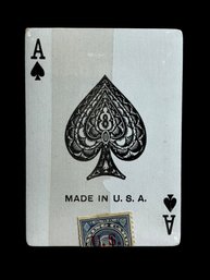 Vintage 1940s Unopened Pack Of Playing Cards With Original Tax Stamp