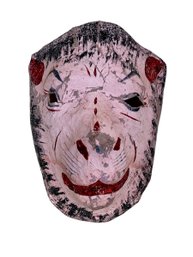 Antique Paper Mache Monkey Mask Hand Painted