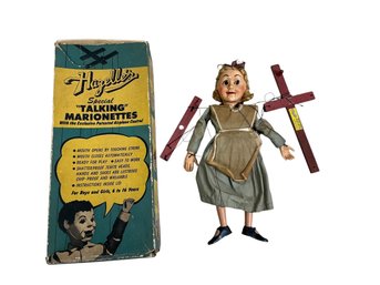 Vintage Hazelles Special Talking Marionette 306 Alice In Original Box