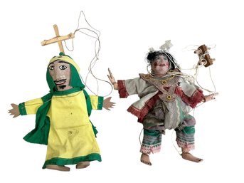 Two Vintage Marionettes