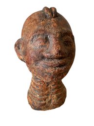 Earthenware African Bust Made In Ghana