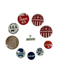 End Segregation 1972 George McGovern Presidential Campaign Buttons Cape Ann