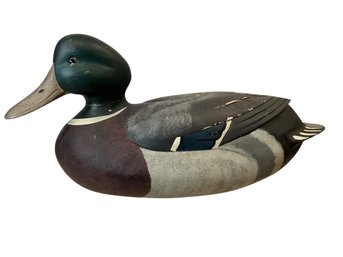 Vintage 1984 Carved Wood Mallard Duck Decoy By Gallery Originals North American Duck Collection Bob Berry