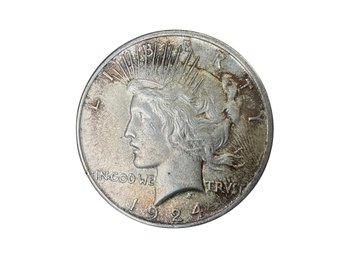 1924 Peace Dollar 90 Percent Silver