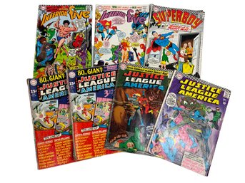 1960s Justice League And Inferior Five Comic Books DC Comics Silver Age